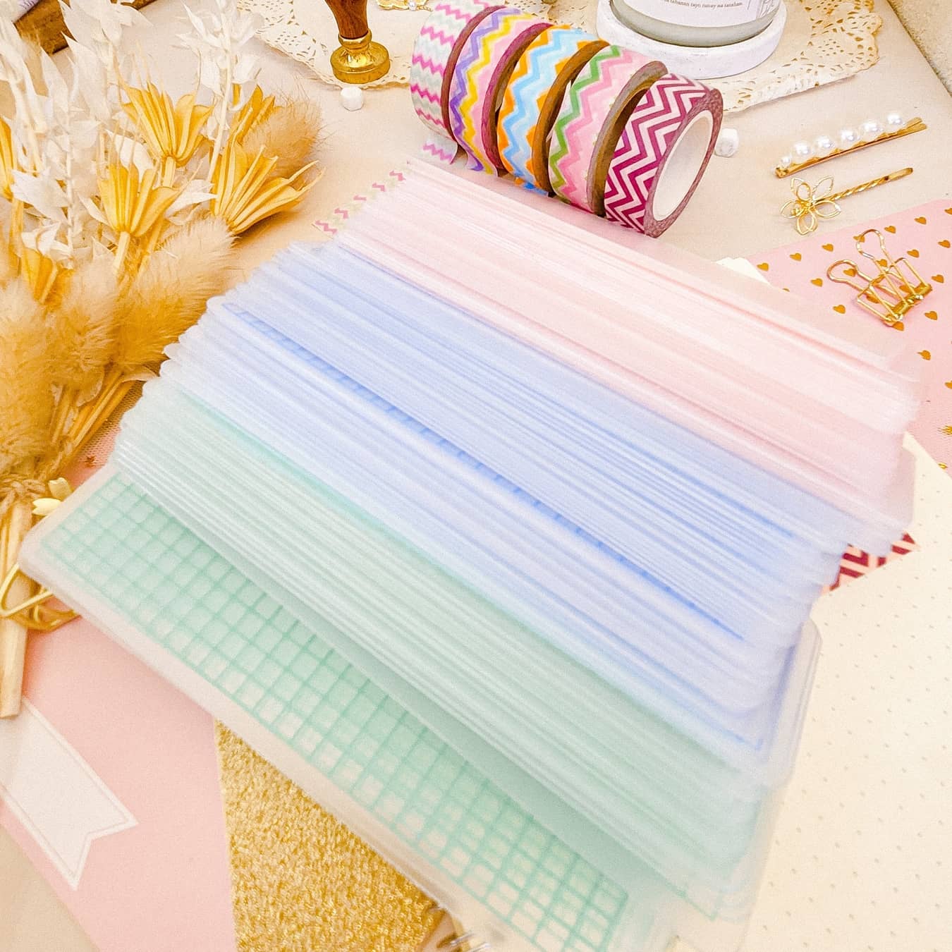 PVC Washi Card Set