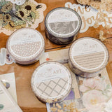 Wood Sage and Green Leaves Washi Tape Set