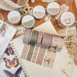 Boho Patterns and Florals Washi Tape Set