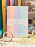 Pastel Rainbow Gingham Paper Set