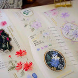 Wwiinngg 婉滋- Flower Collection Gold Foil PET Tape