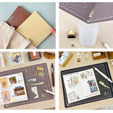 IMAT - A4 Foldable Cutting Mat (Brown Machiatto)