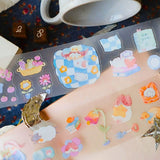 Tea You - Reading Sleeping Kisscut PET Tape Sampler