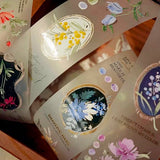 Wwiinngg 婉滋- Flower Collection Gold Foil PET Tape