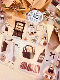 Yier Studio Kisscut PET Tape - Vintage Bread Diary (Sampler)