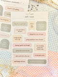 Gentle Pause Sticker Collection
