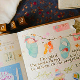 Tea You - Reading Sleeping Kisscut PET Tape Sampler