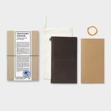 Traveler's Notebook Starter Kit - Brown (Standard Size)