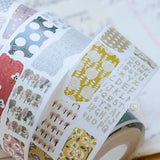 Lin Chia Ning (LCN) Pieces of Paper Kisscut Washi Tape