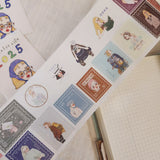 La Dolce Vita Kisscut Washi Tape - Sweet Mail Stamp | 甜蜜生活甜蜜郵便紙膠帶