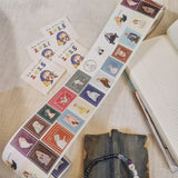La Dolce Vita Kisscut Washi Tape - Sweet Mail Stamp | 甜蜜生活甜蜜郵便紙膠帶