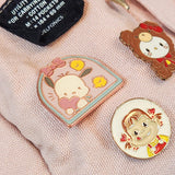 Sanrio Enamel Pin Rose Gold Series