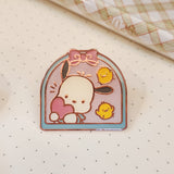 Sanrio Enamel Pin Rose Gold Series