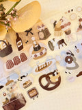 Yier Studio Kisscut PET Tape - Vintage Bread Diary (Sampler)