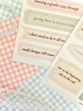 Gentle Pause Sticker Collection