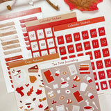 Oopsie Pack Autumn Journaling Decorative Sticker Sheets