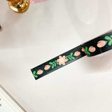 Peach Floral Washi Tape