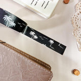 Coconut Trees Silhouette Washi Tape