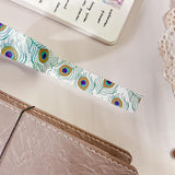 Peacock Feathers Washi Tape