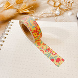 Pink Yellow Flowers Washi Tape