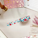 Red Blue Flowers Washi Tape