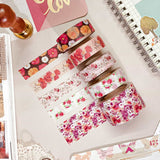 Purple Pink Mix Florals Washi Tape