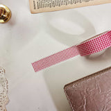 Red Grid Washi Tape