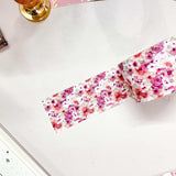 Purple Pink Mix Florals Washi Tape