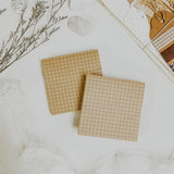 Kraft Grid Sticky Notepad