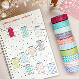 Pastel Orange Diamond Pattern Washi Tape