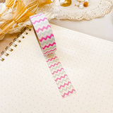 Pinkish Purple Chevron Washi Tape