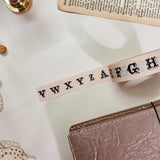 Vintage Alphabet Washi Tape