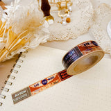 Vintage Travel Ticket Washi Tape