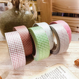 Red Grid Washi Tape